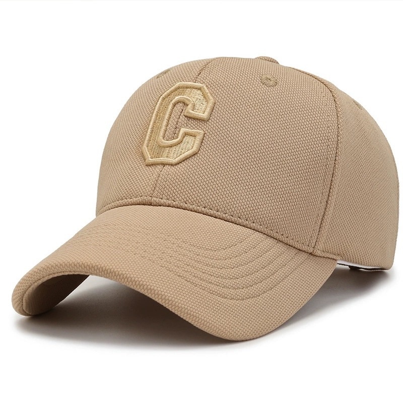 C Embroidered Baseball Cap For Men