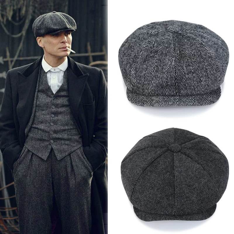 British Peaky Blinder Newsboy Hat For Men