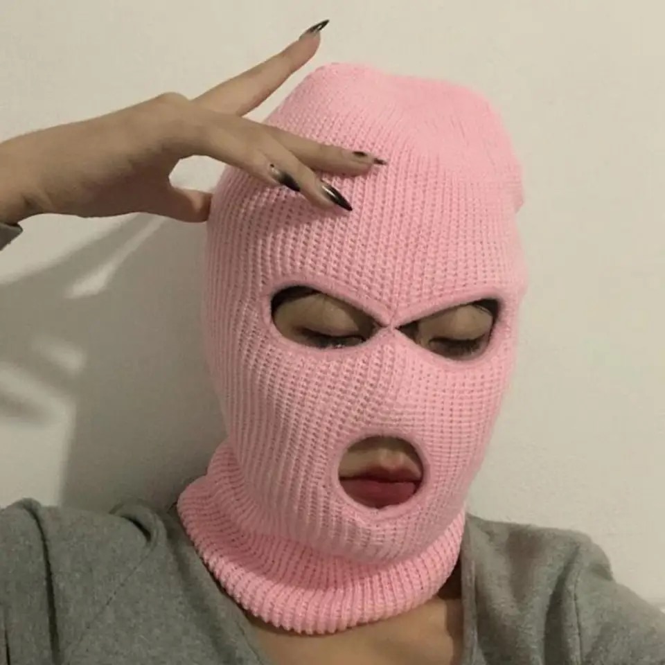 Unisex Knitted Winter Balaclava Mask