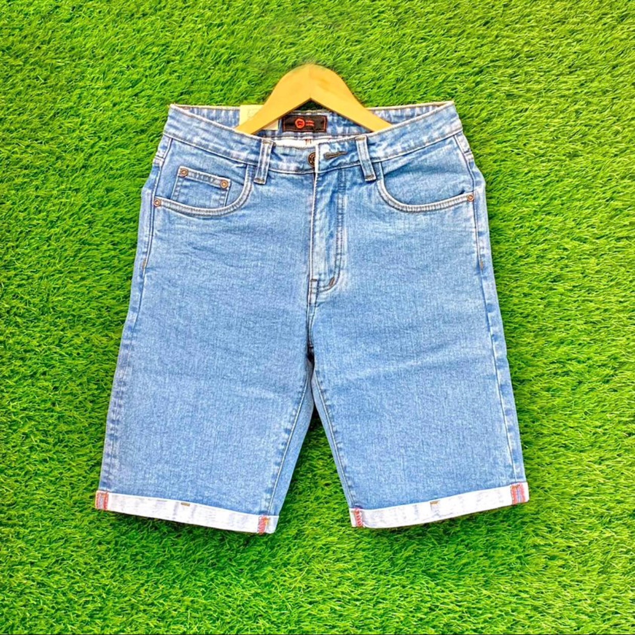 Denim Carpenter Shorts for Men