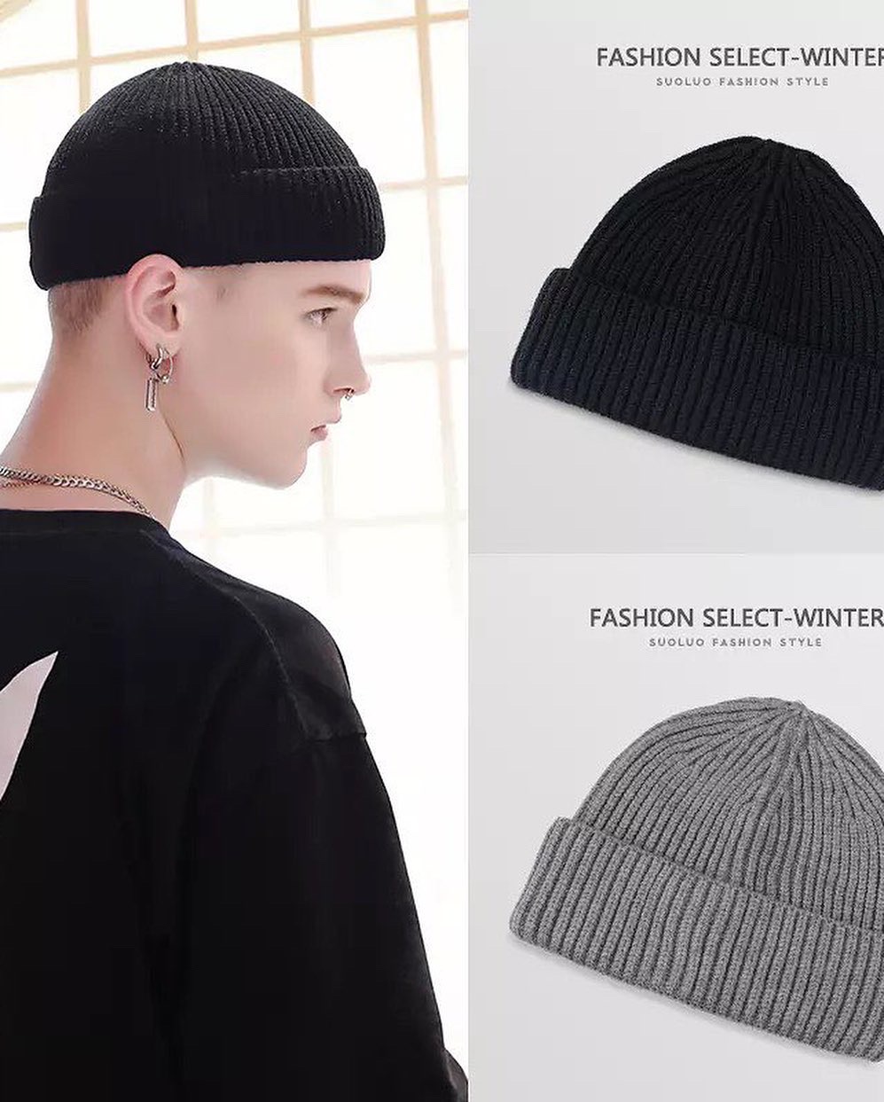 Unisex Winter Warm Hip Hop Beanie