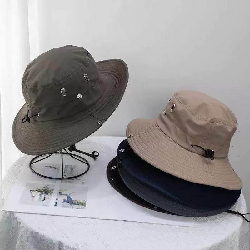 Unisex Outdoor Large-Brim Summer Bucket Hat 