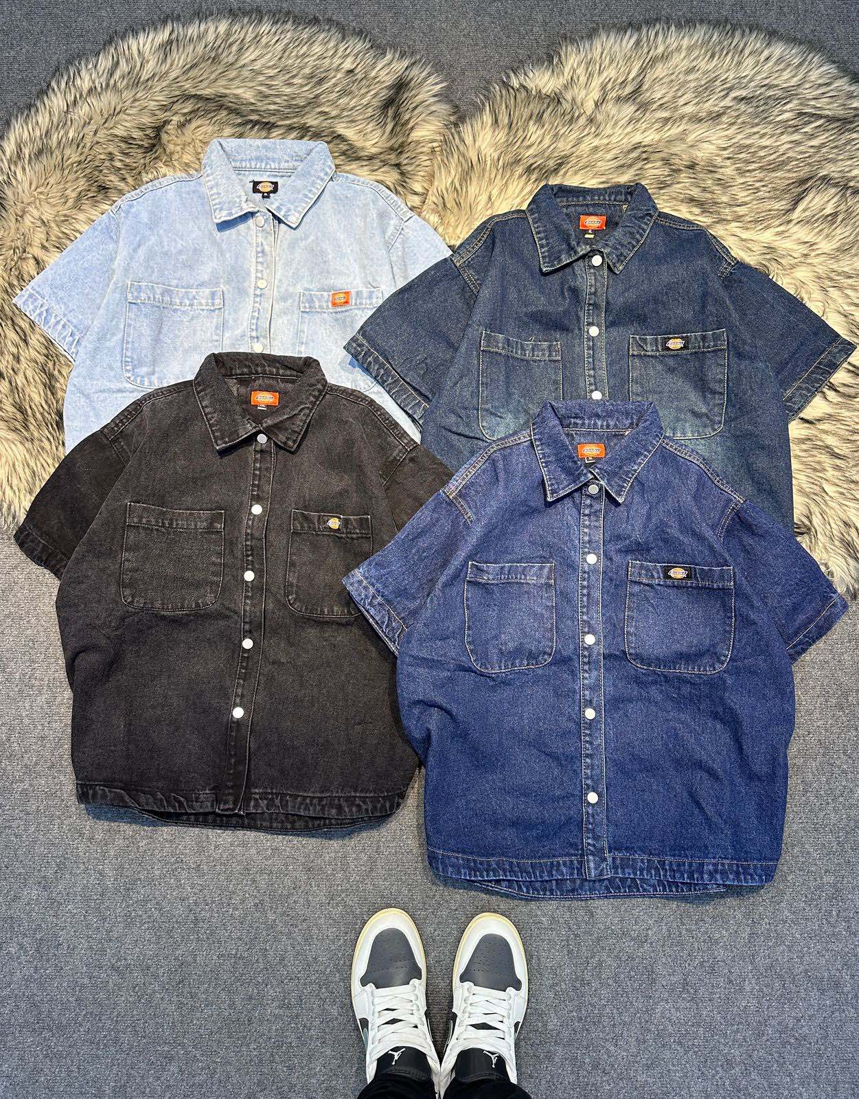 Summer Denim Cropped Jacket For Men