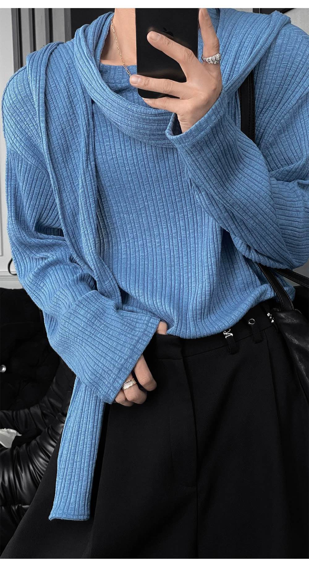 Korean Loose Fit Outer Shirt For Men