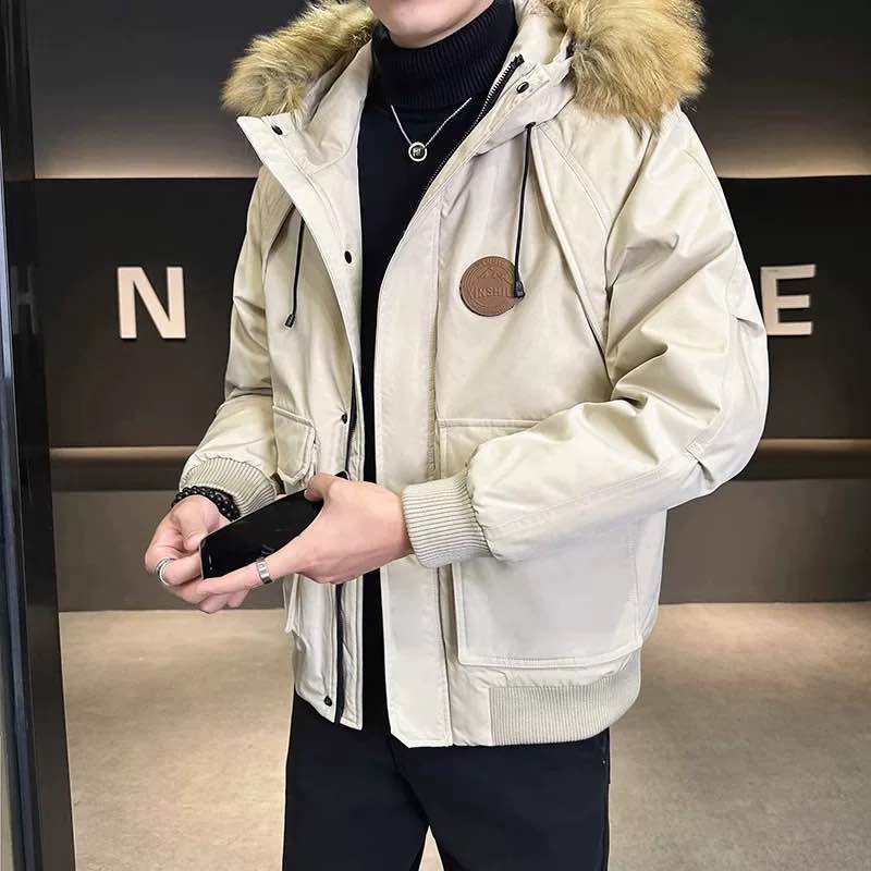 Korean Fleece Padded Winter Jacket For Men