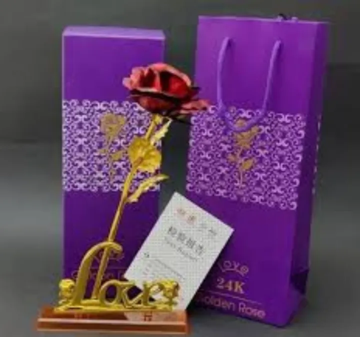 Golden Rose Gift - Multicolor