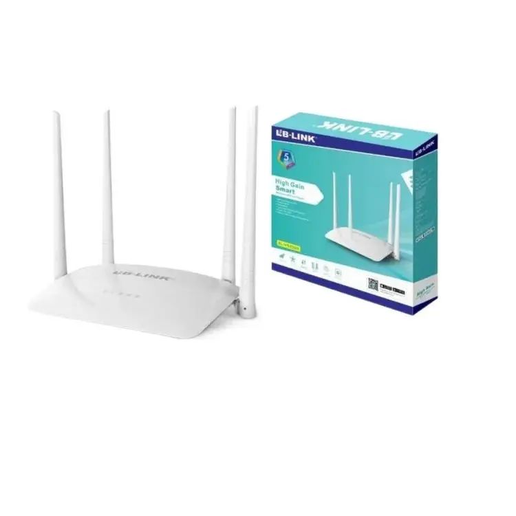 LB Link 4 Antenna High Gain Router - White