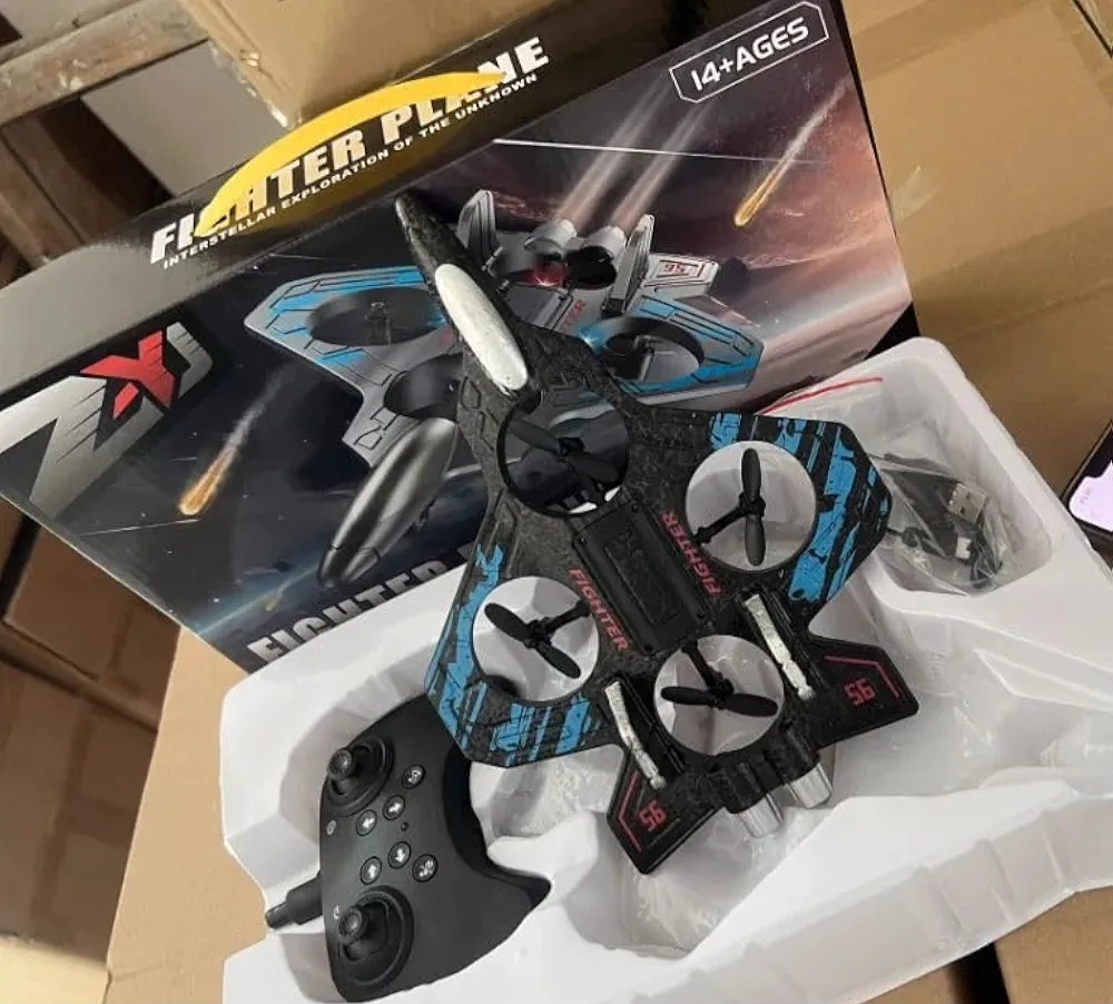 V17 RC Aircraft with LED Lights - Multicolor