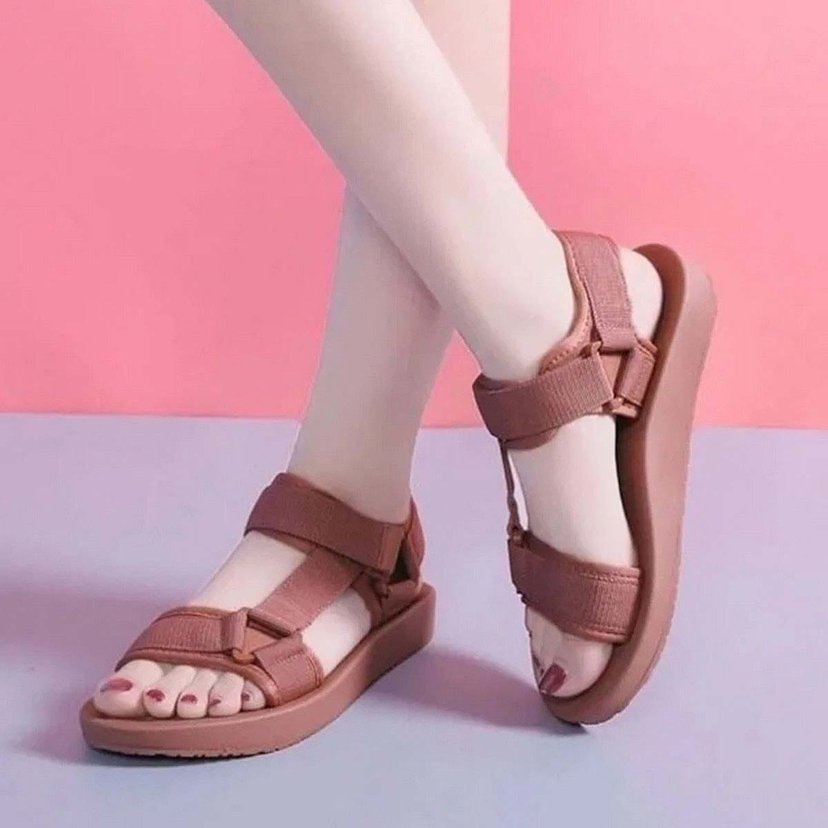Flat Platform Sports Sandals For Women's 