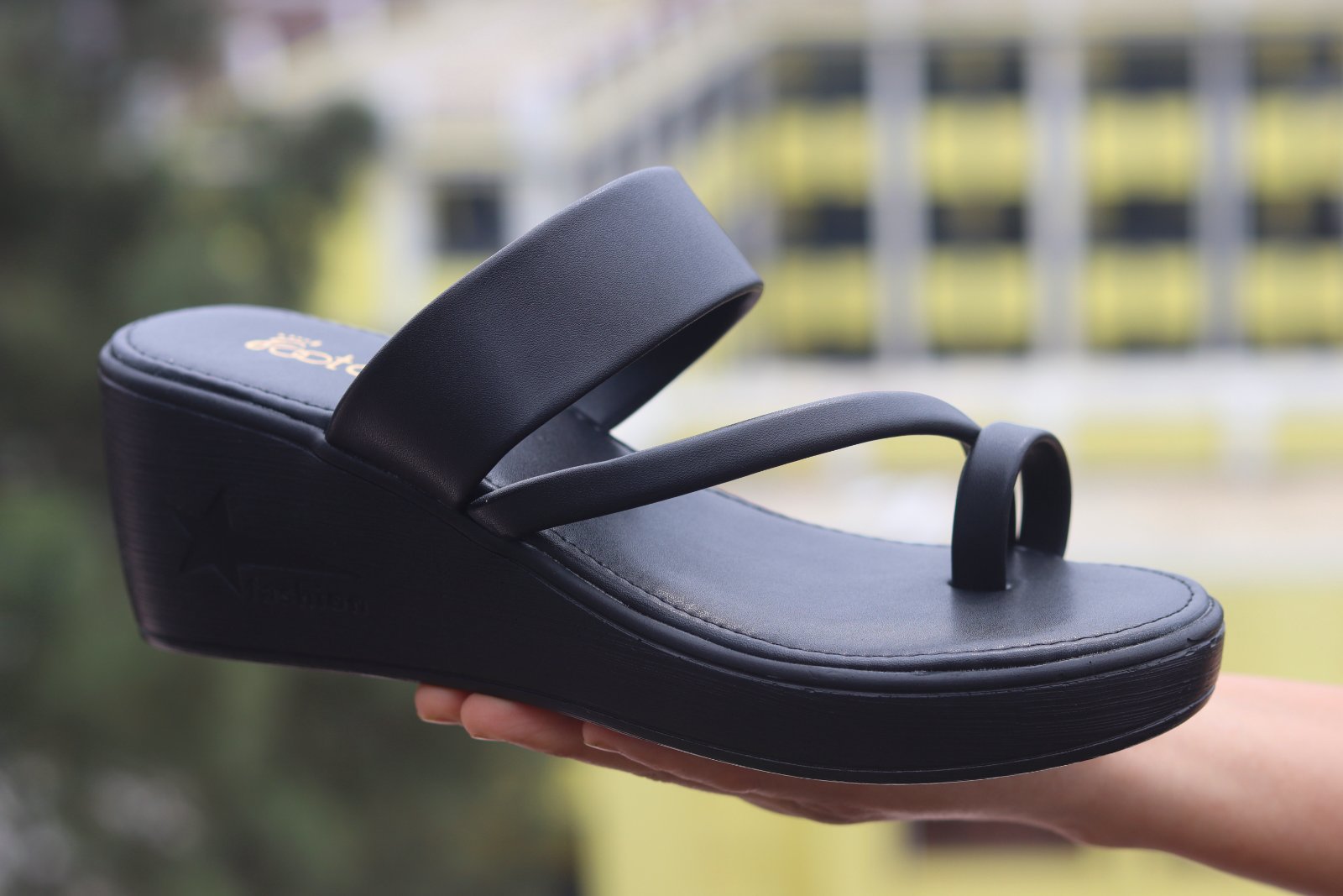 New Fashion PU Casual Wedge Heel, Luxury Soft Sandals For Women