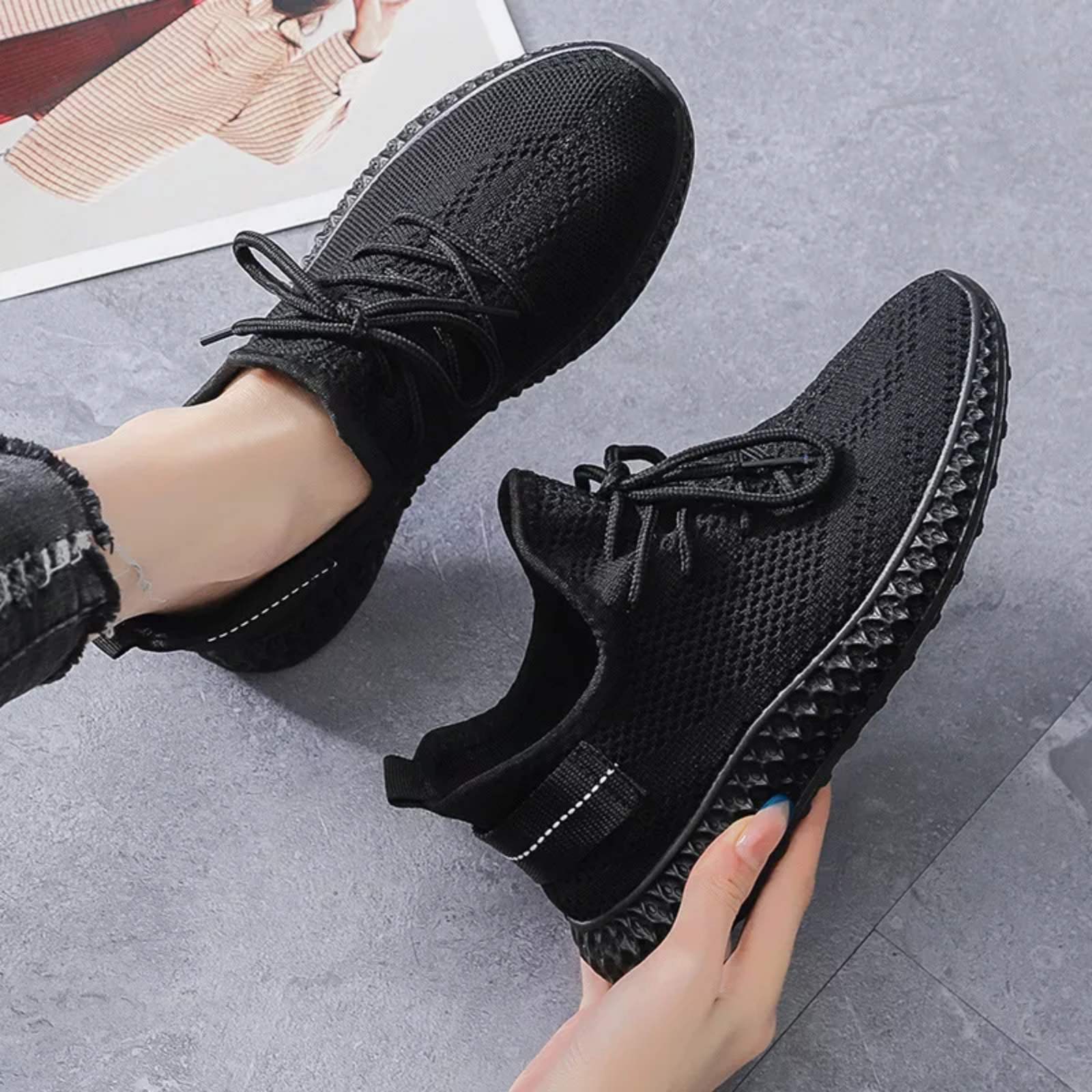 Breathable Authentic Sneakers – Luxurious Fashion Footwear For Women