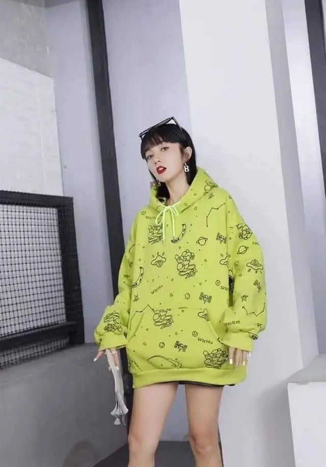 Solid Fur Pullover Hoodie – Luxurious Trendy Jacket For Women - Green(Free Size)