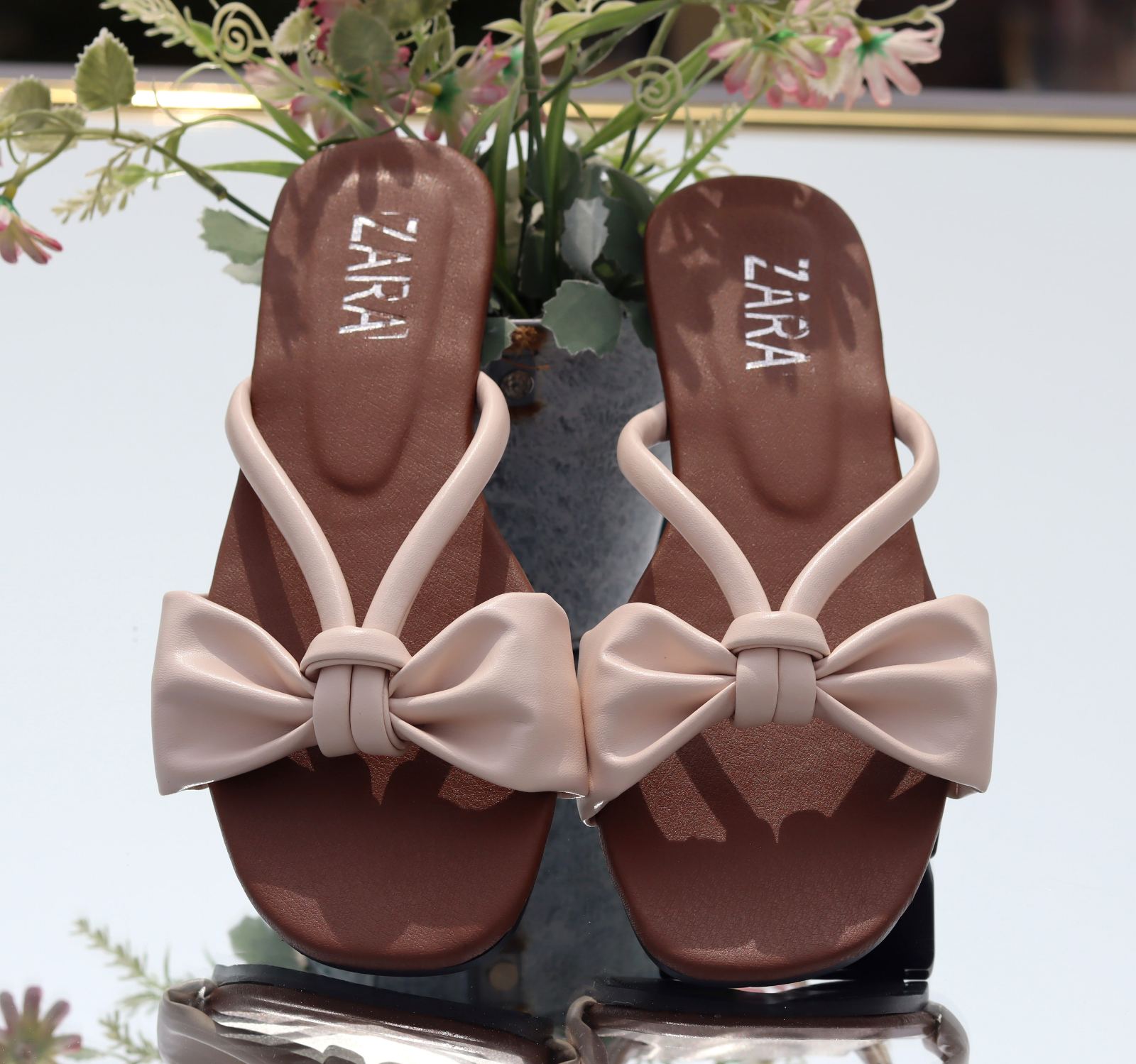 Soft Bow Sandals – Elegant Everyday Fashion Footwear For Women