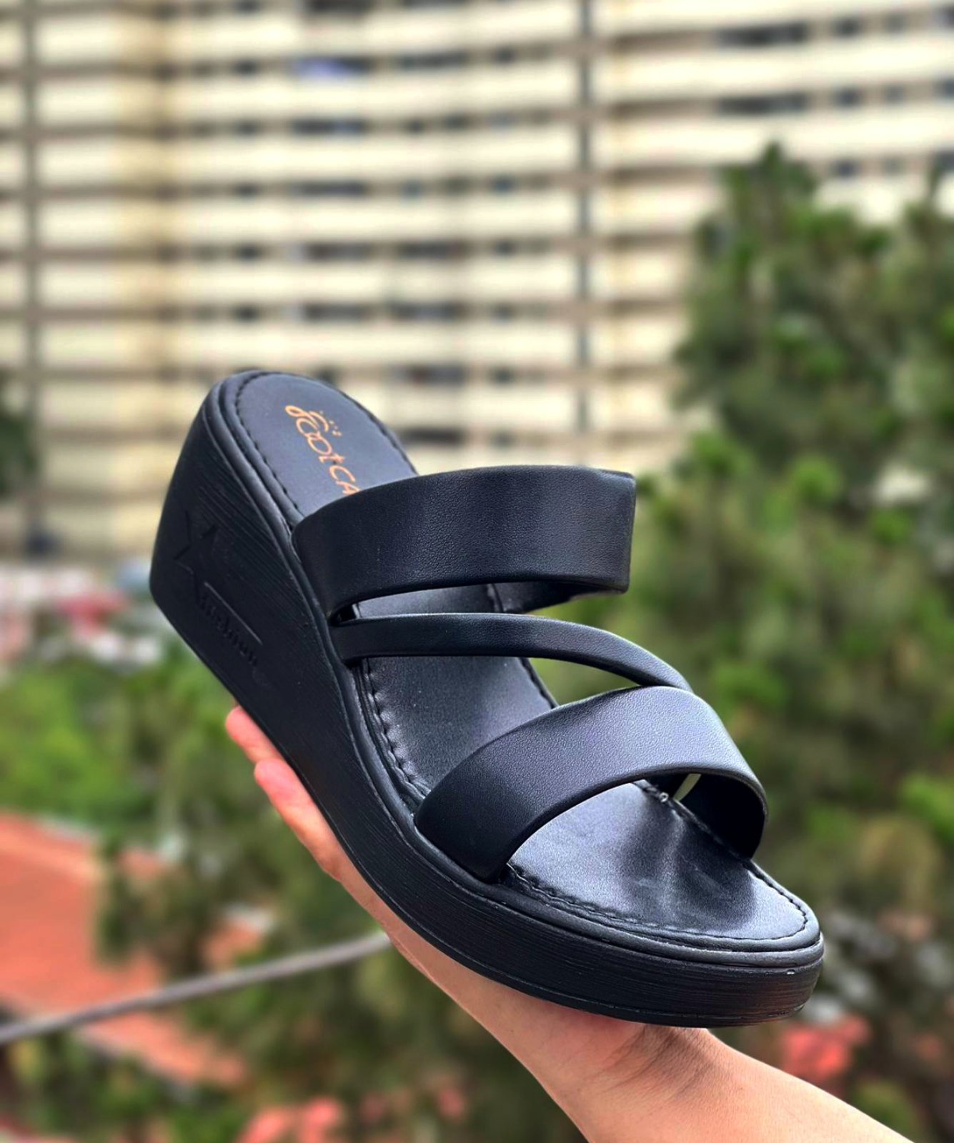 Fashion Casual PU Wedge Heel Sandals For Women