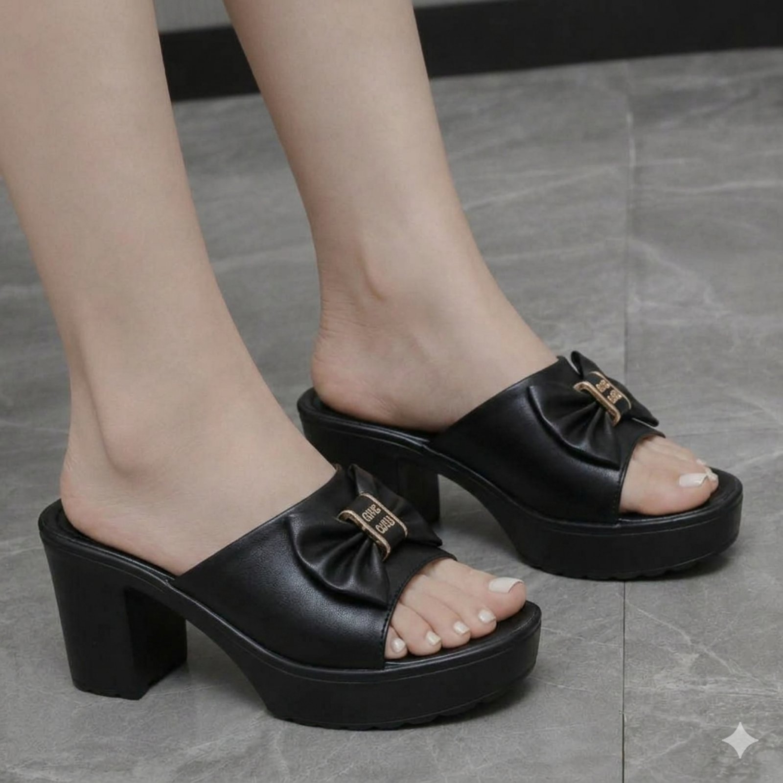 Elegant Lightweight EVA Block Sandals For Women