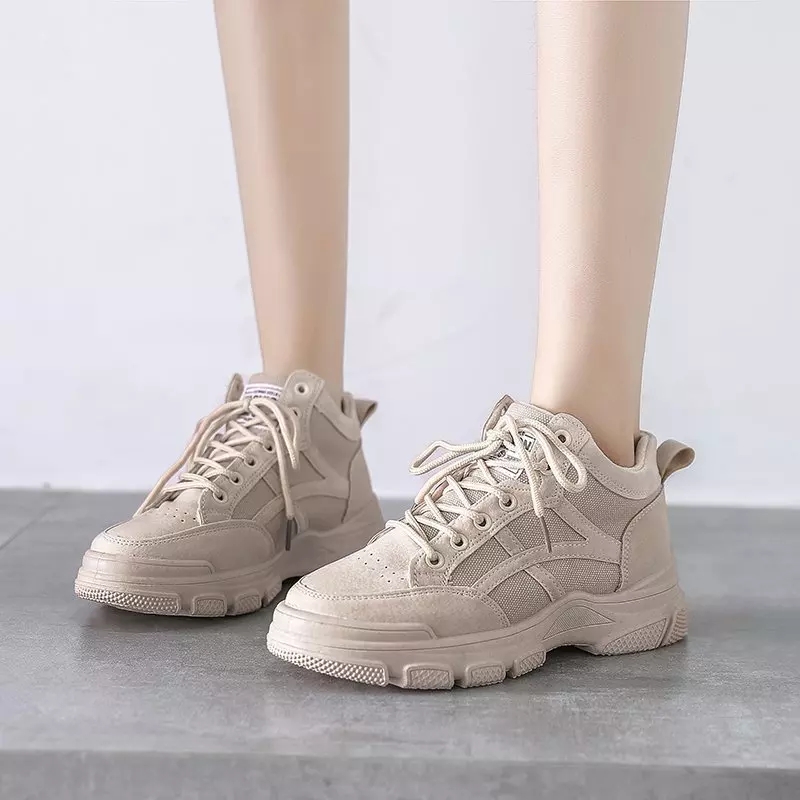Retro Breathable Canvas Running Shoes - Women