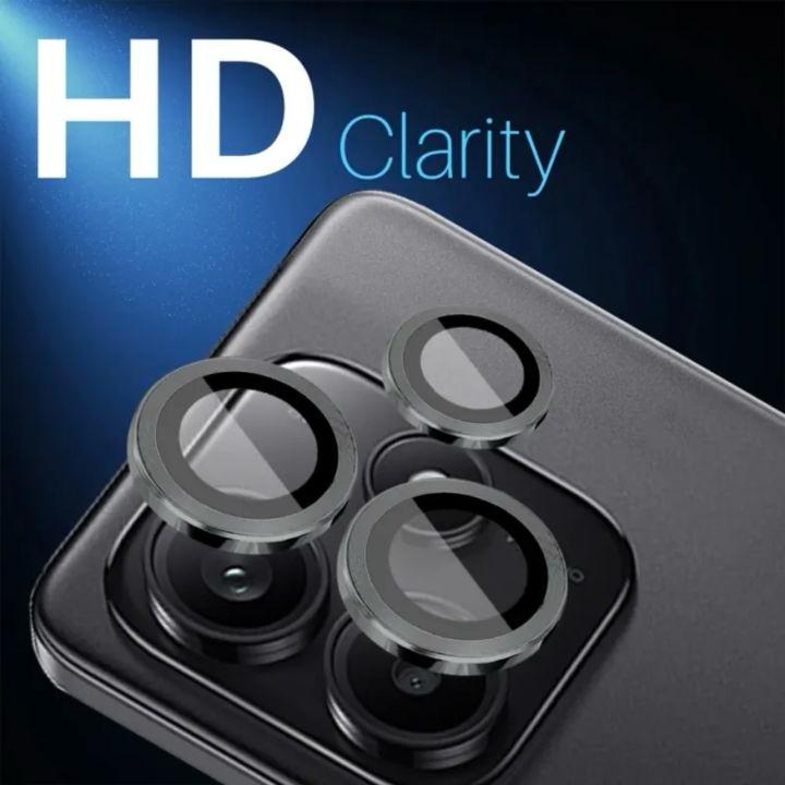 Redmi Note 14 5G Black Metal Camera Lens Protector