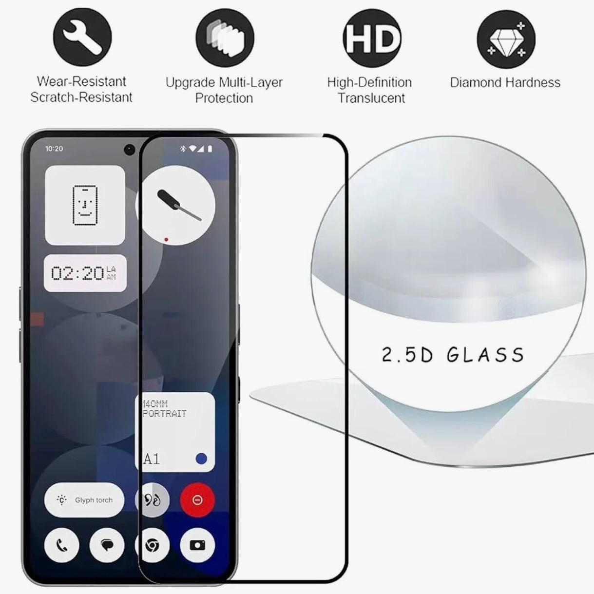 CMF Phone 1 9D Tempered Glass Screen Protector