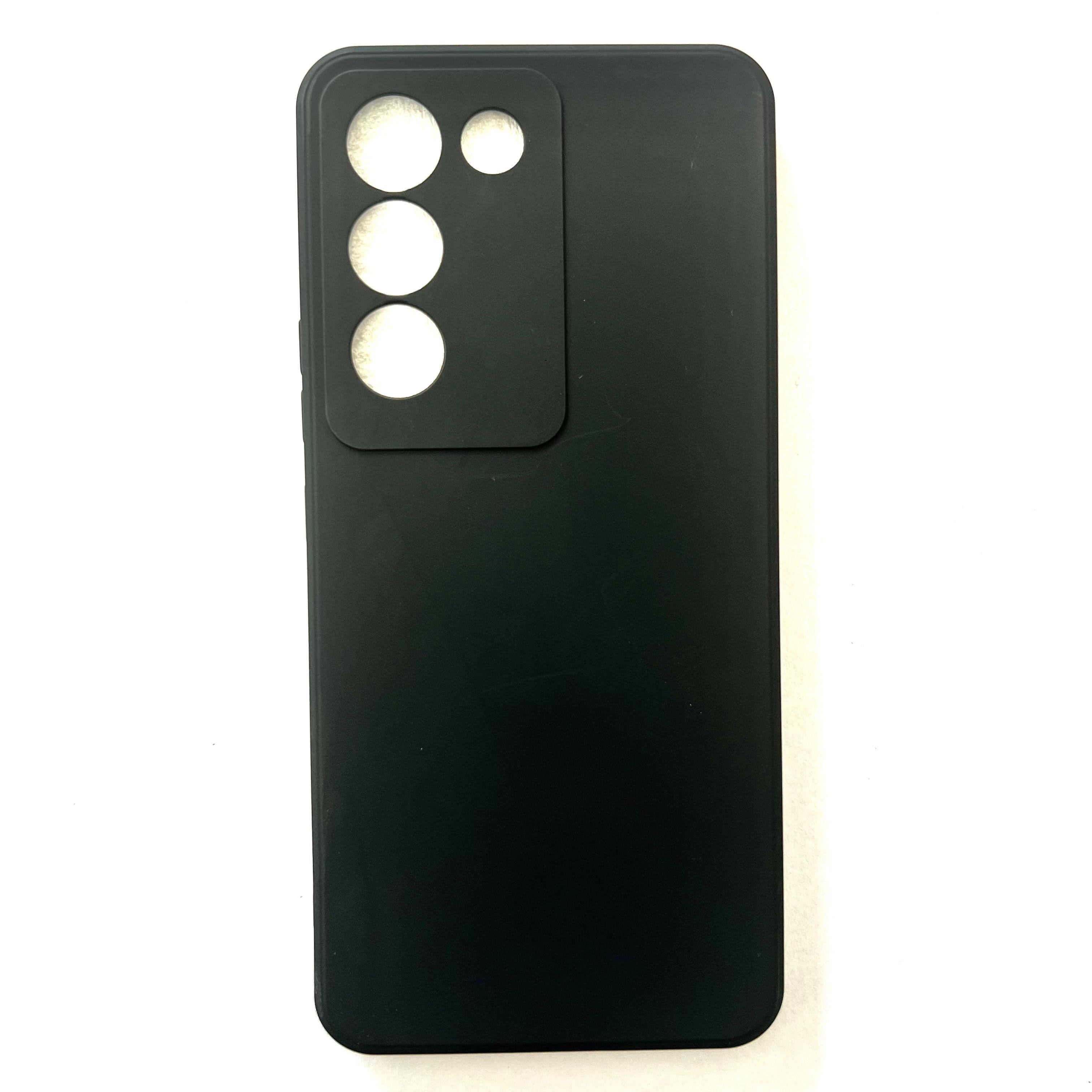Vivo V30 Lite 4G Silicone Microfiber Case