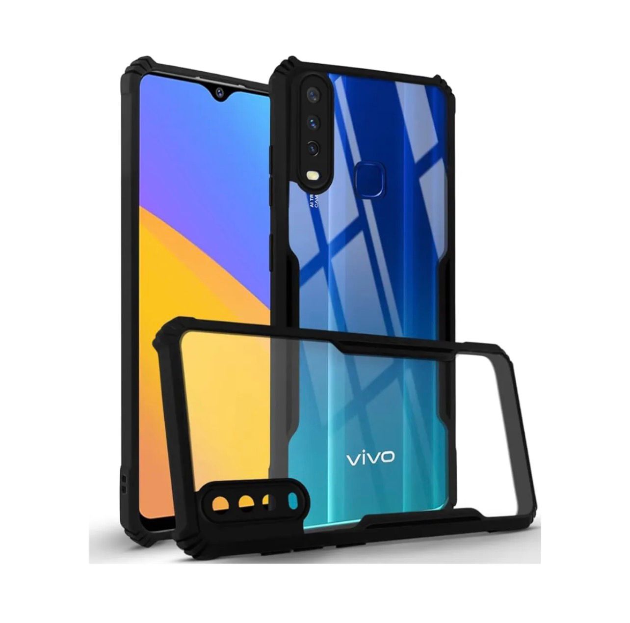 Vivo Y12 Y15 Y17 Y3 Y11 U10 Transparent Ipaky Case