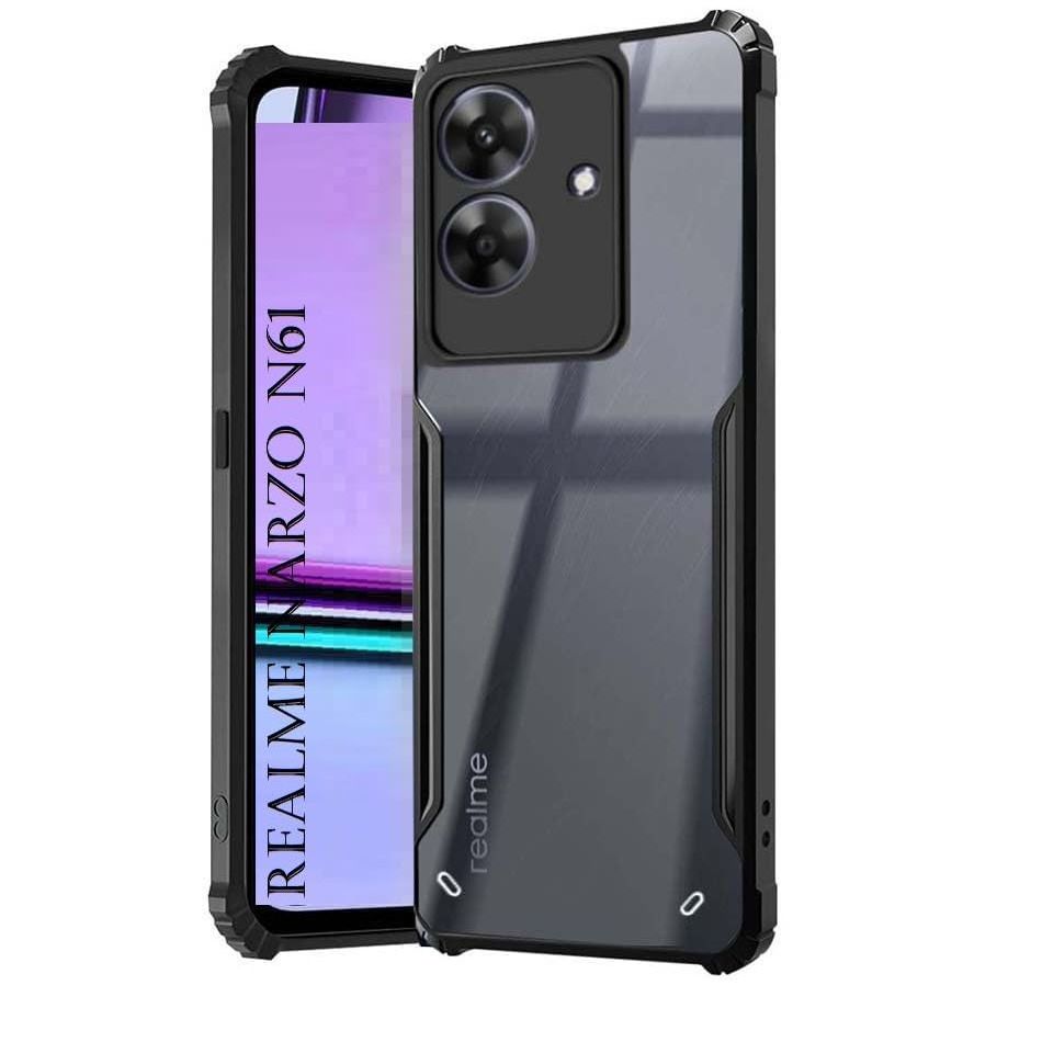 Realme Narzo N61 Airbag TPU Transparent Protection Case