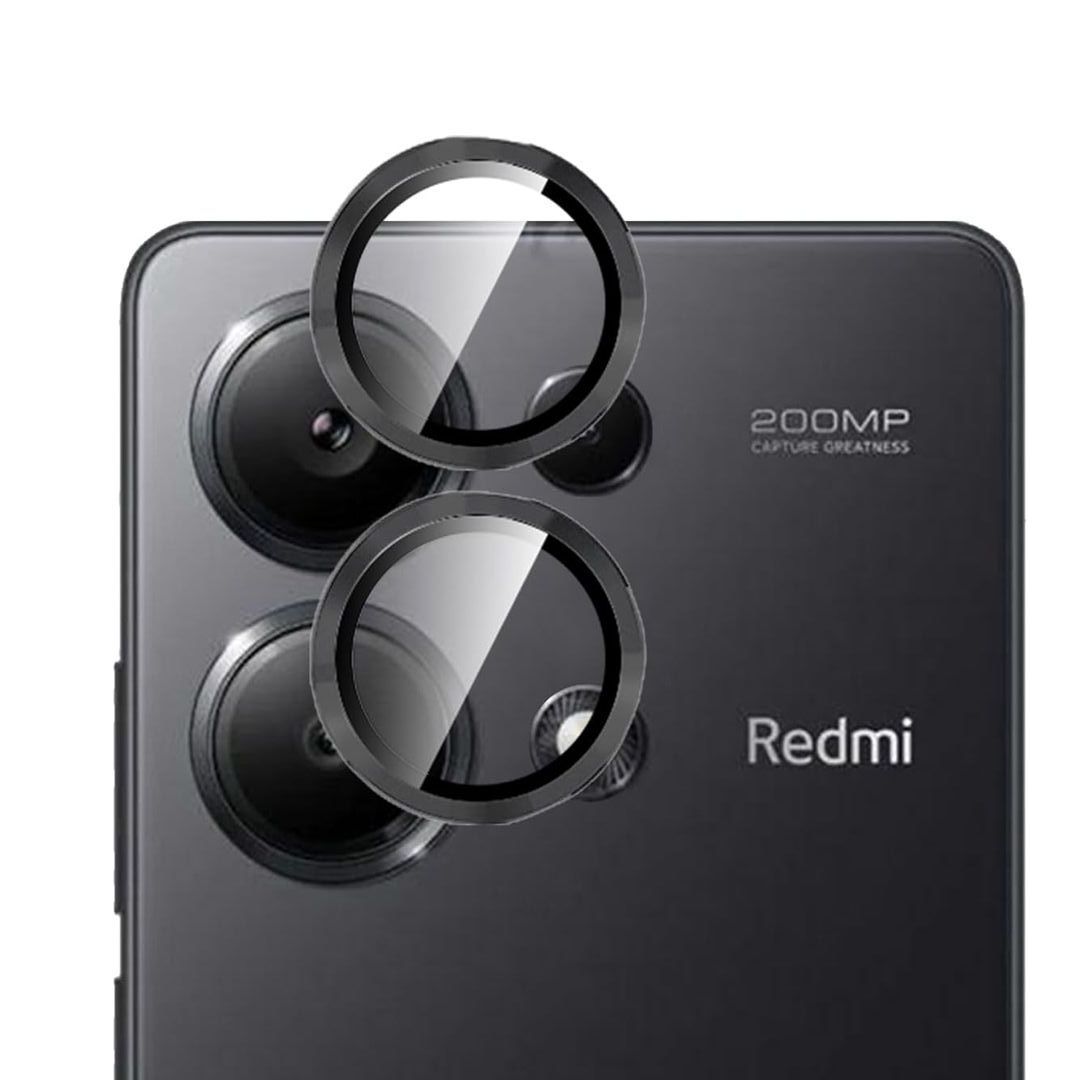 Redmi Note 13 Pro 4G Metal Camera Lens Protector Black