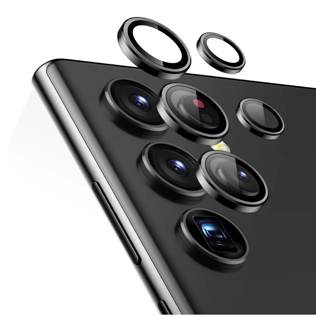 Samsung Galaxy S24 Ultra Metal Camera Lens Protector Black