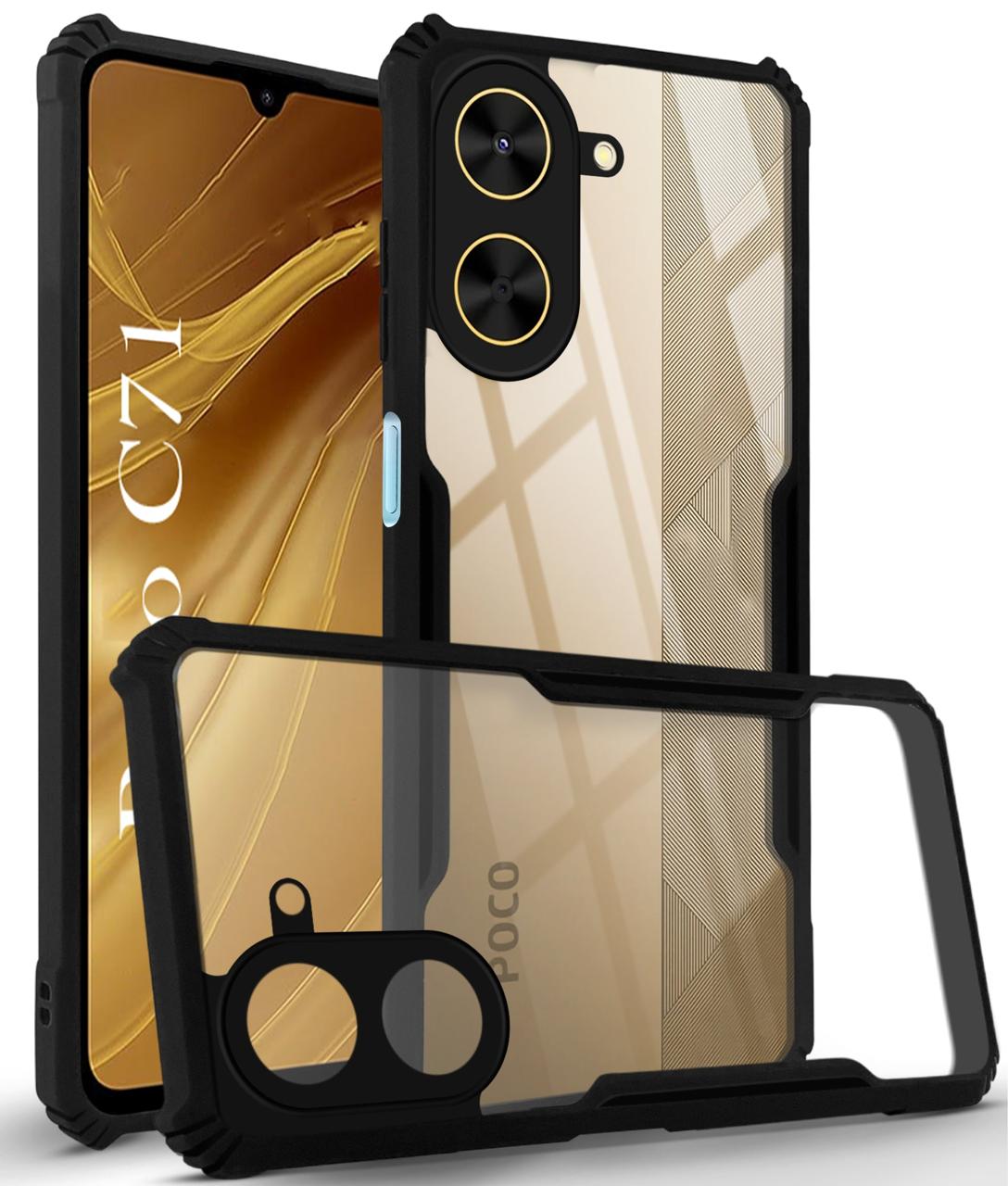 Poco C71 Transparent Ipaky Case