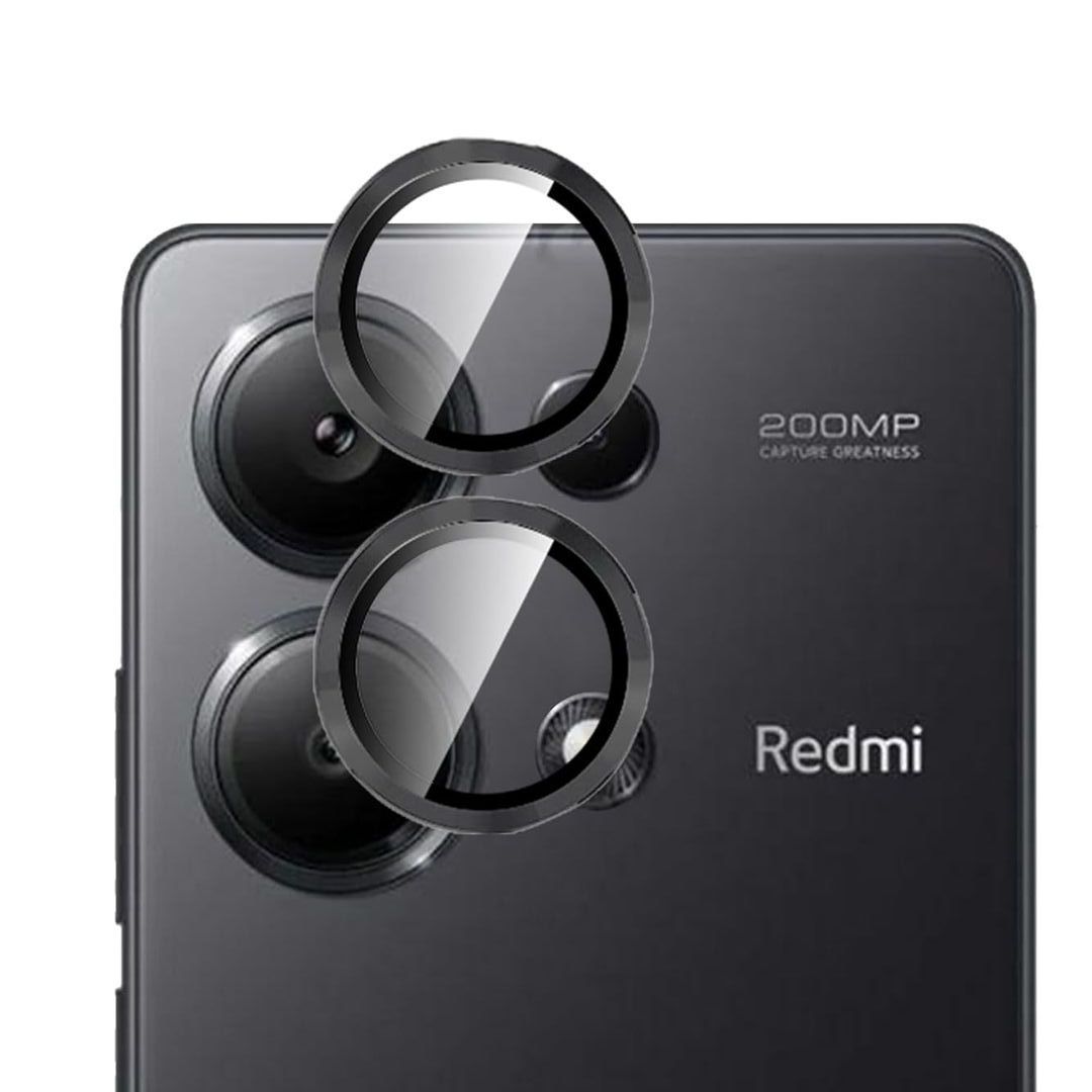 Redmi Note 13 4G Metal Camera Lens Protector Black