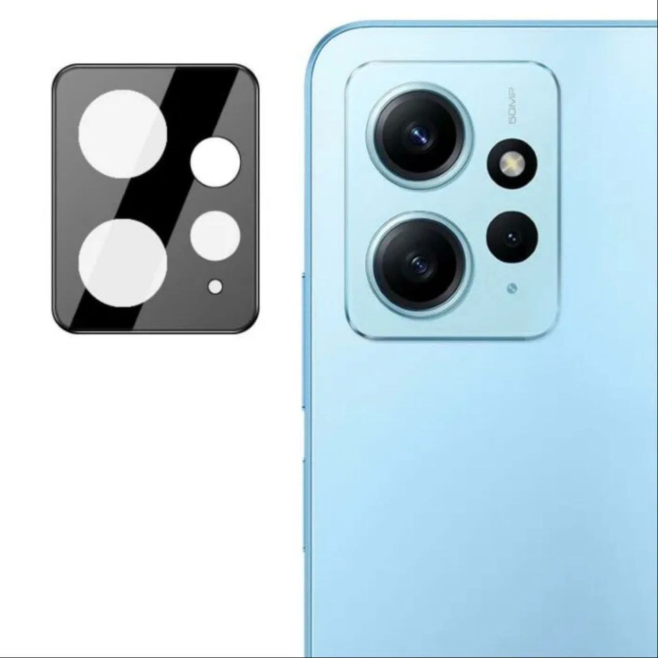 Redmi Note 12 4G Camera Lens Protector Black