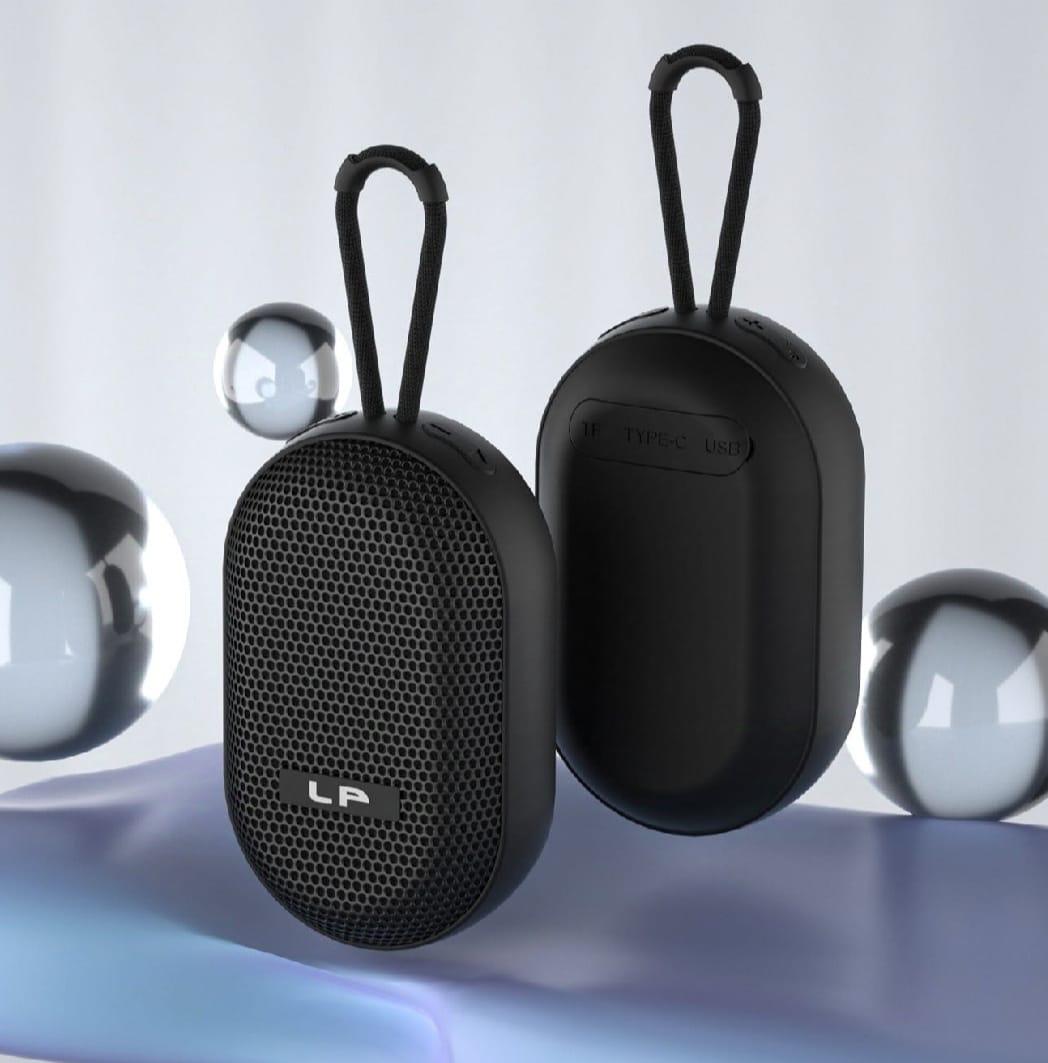 Portable Bluetooth V83 Mini Speaker With FM Radio - Black