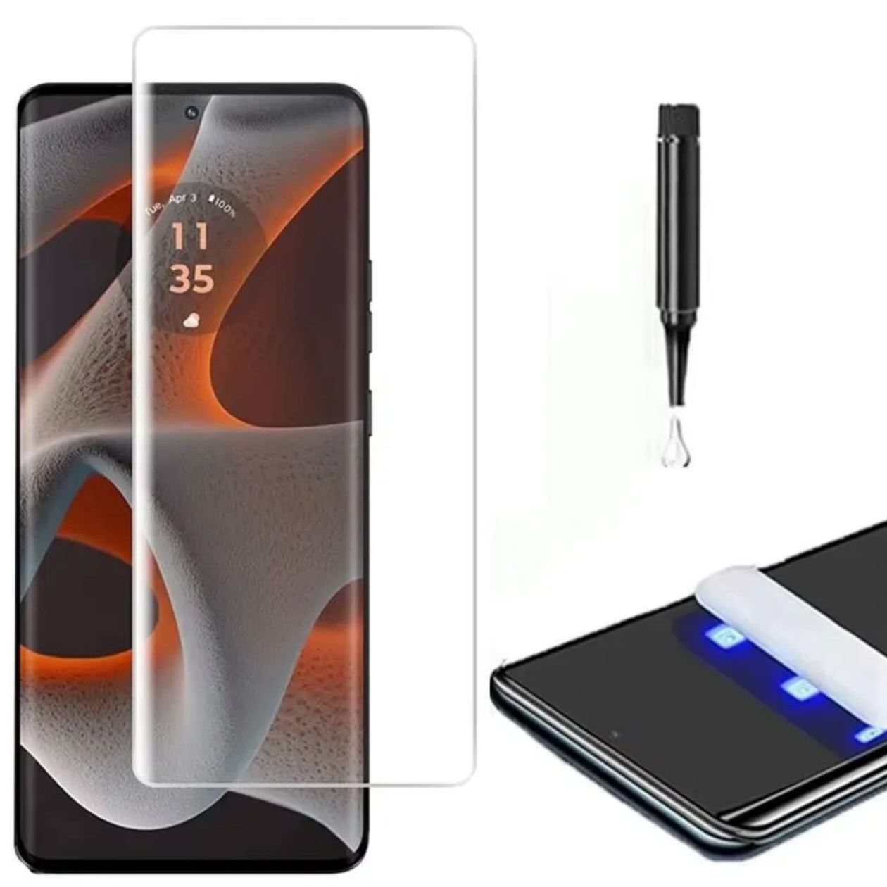 Moto Edge 50 50 Pro UV Curved Full Glue Glass Protector