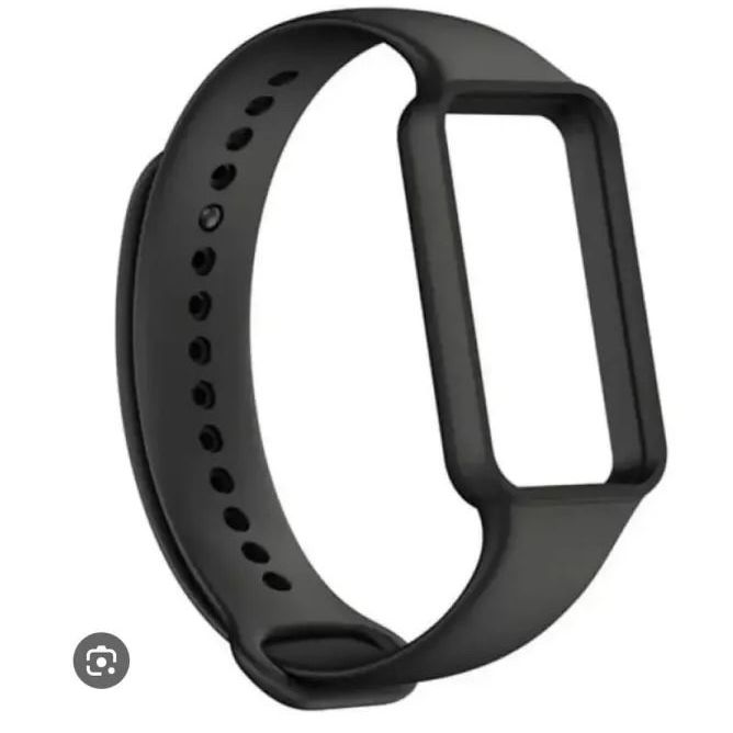 Silicone Strap For Amazfit Band 7 - Black - Freesize