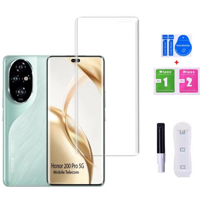 Honor 200 Pro UV Curved Full Glue Glass Protector - Others