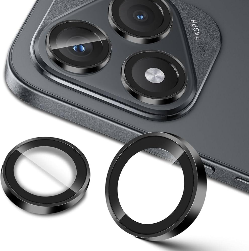 Honor 400 Lite Metallic Camera Lens Protector Black