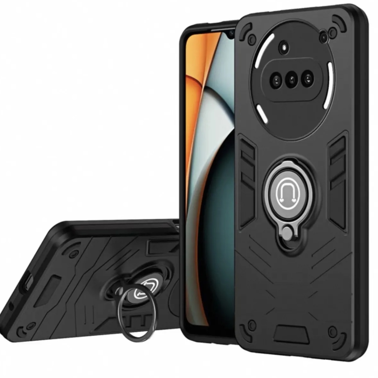 Nothing Phone 3A Ring Stand Shockproof Armor Case - Samsung S22 Ultra