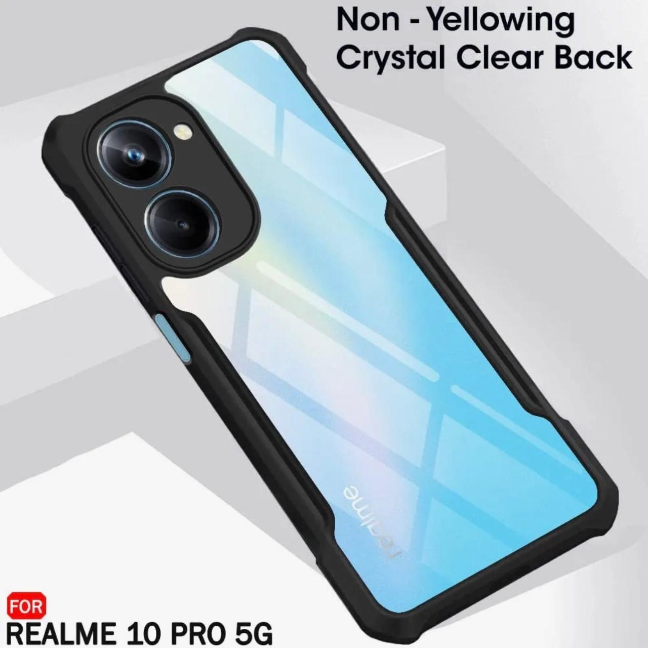 Realme 10 Pro 5G Ipaaky Case With Back Transparent Case - Other