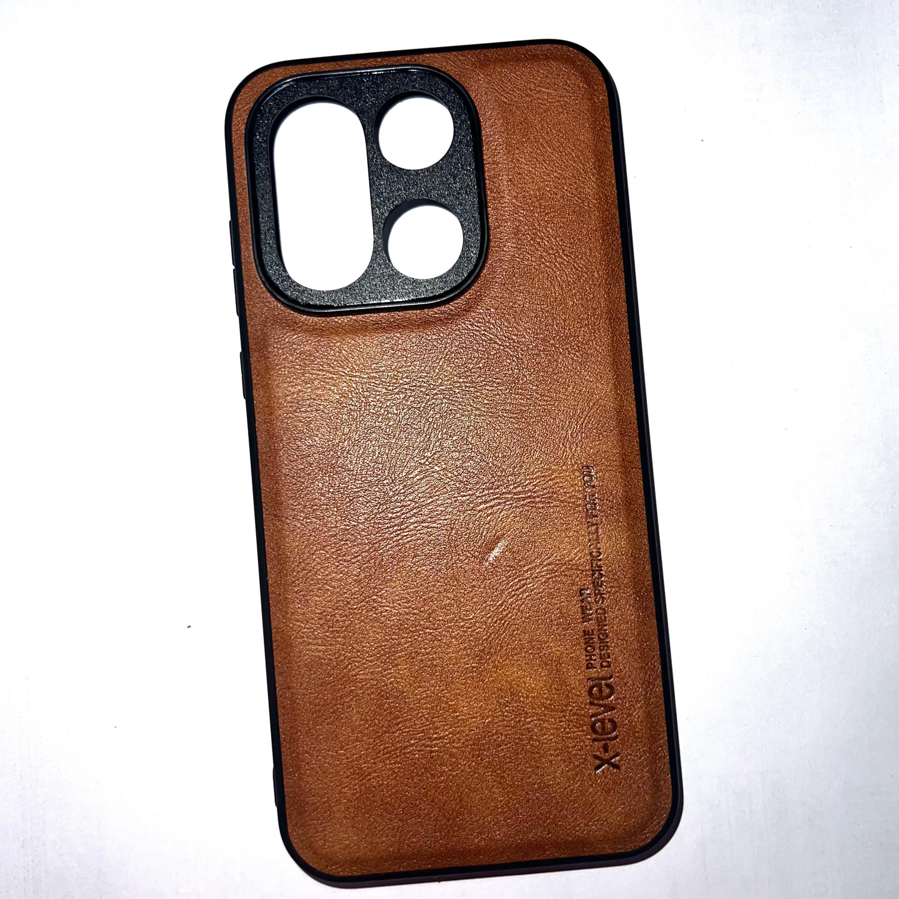 Oneplus 15 Leather Phone Cover - Brown (Other)