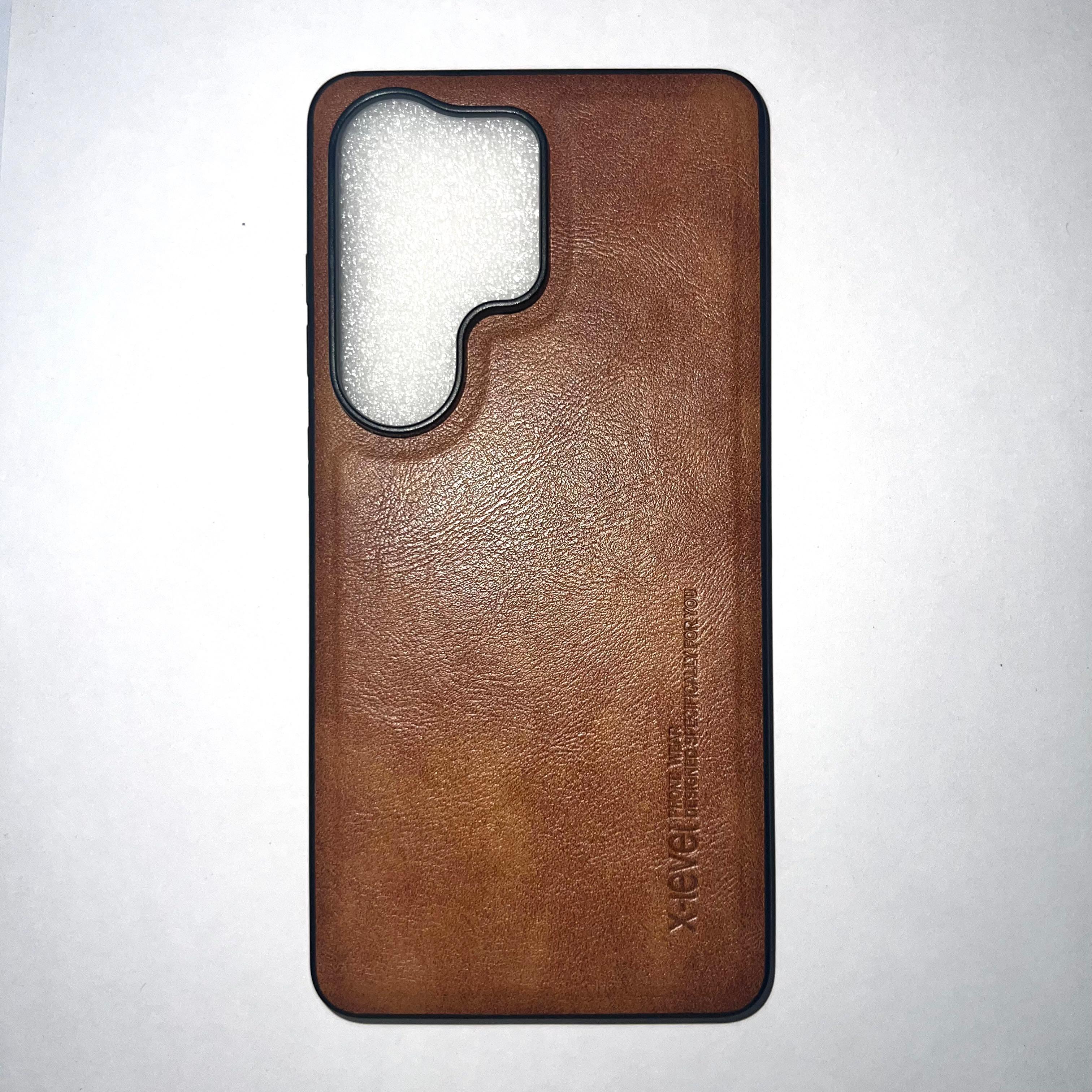 Samsung Galaxy S26 Ultra Leather Phone Cover - Brown (Other)