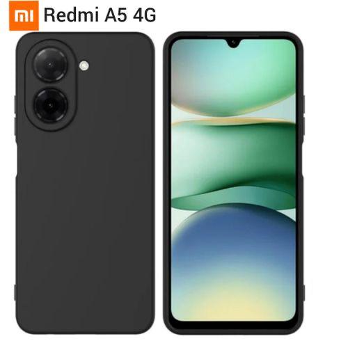 Redmi A5 4G Silicone Phone Case Microfiber Inside - Black (Other)