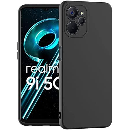 Realme 9i 5G Silicone Phone Case Microfiber Inside - Black (Other)