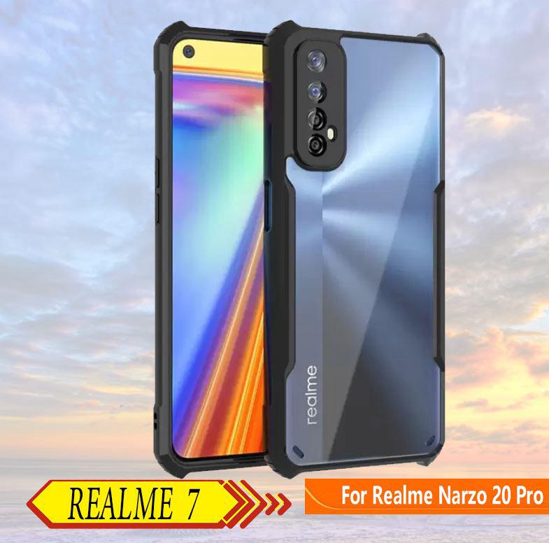 Realme 7 / Realme Narzo 20 Pro Ipaaky Case With Back Transparent Case - Other