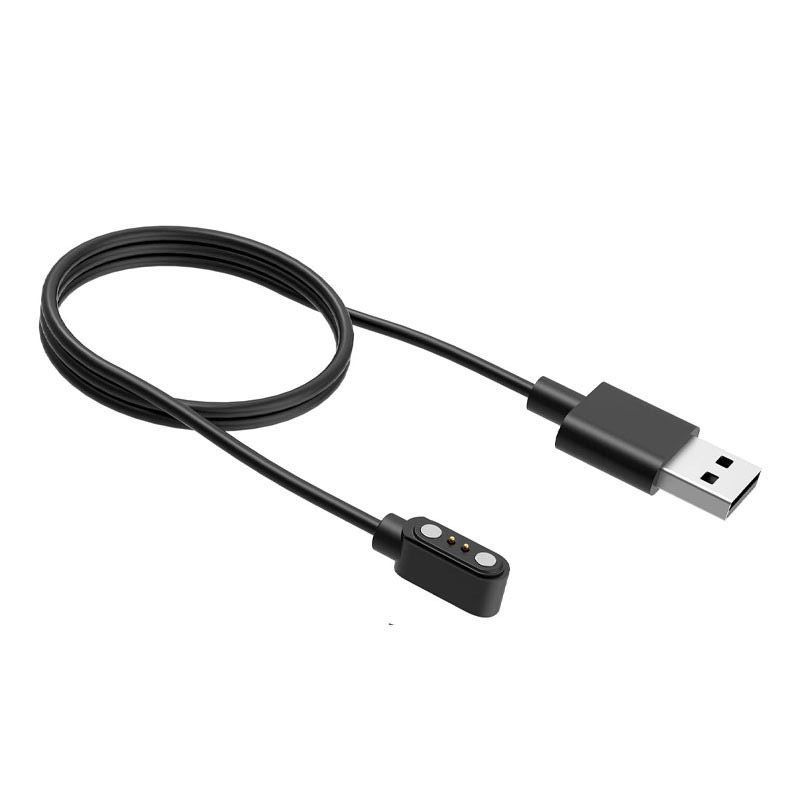 Charging Cable 2 Pin For W26/ W26+ Smart Watch - Black