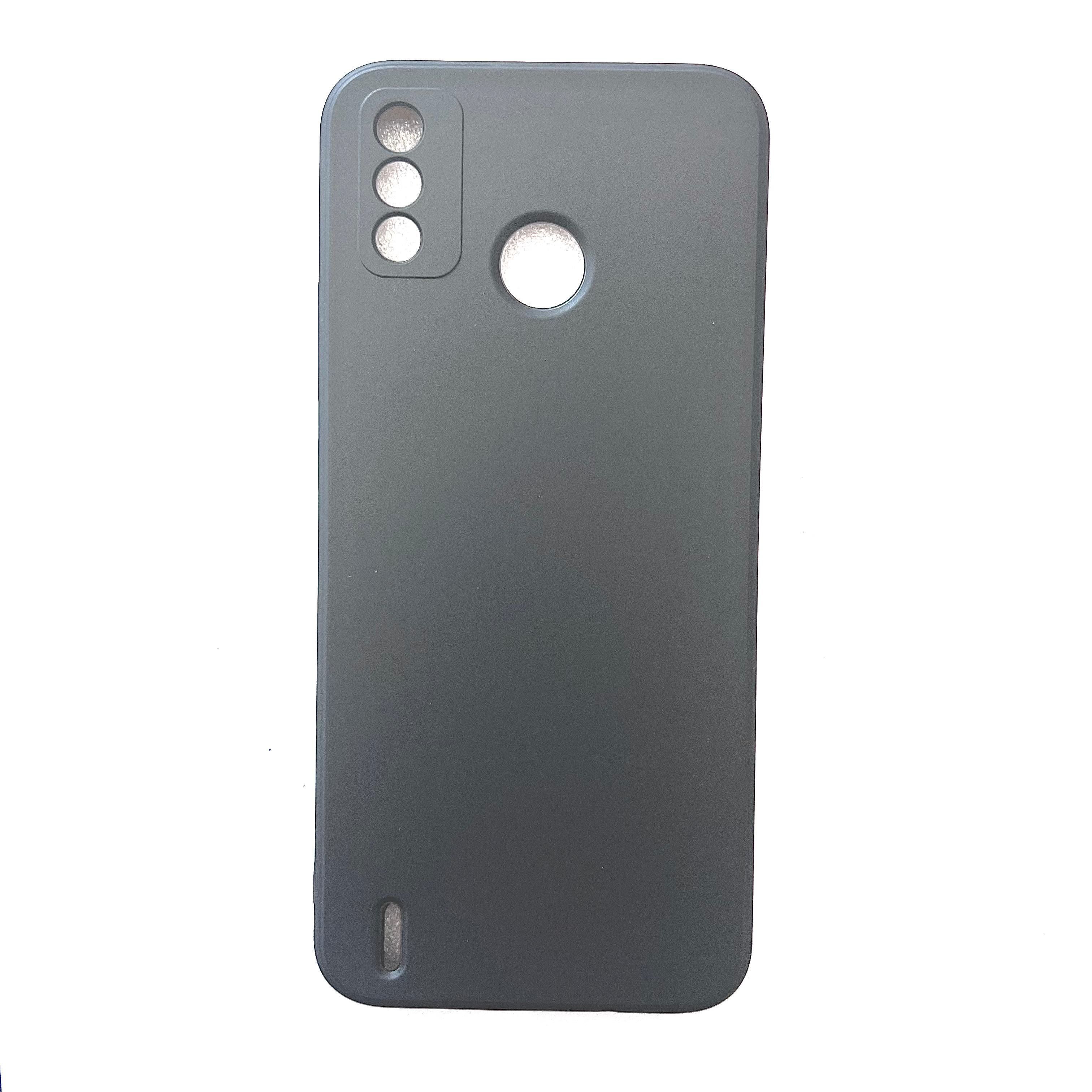 Tecno Spark 6Go Silicon Cover With Internal Microfiber Case