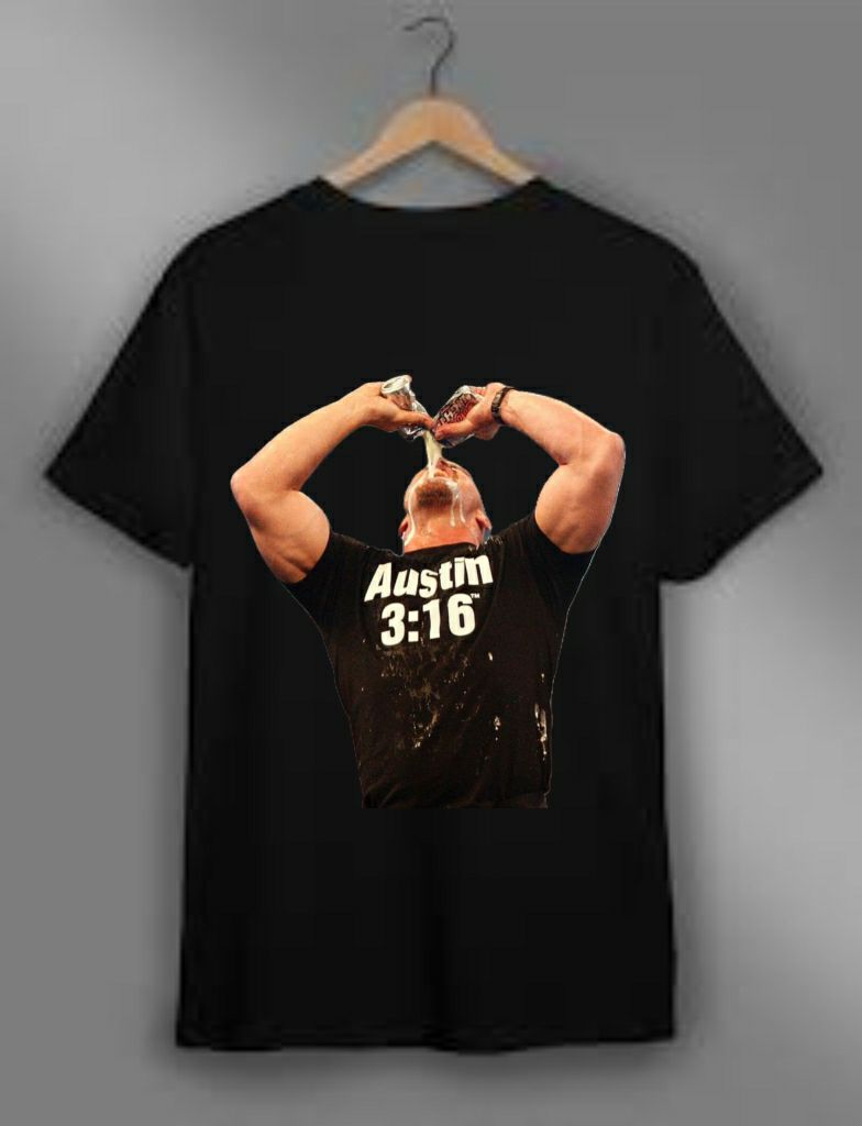 The Rock & Steve Austin Tshirt For Men 2pc