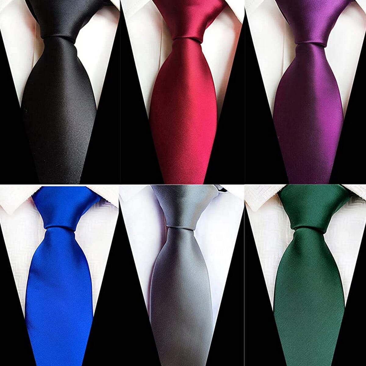 Slim Entrepreneurs Tie 5pc Colors for Men
