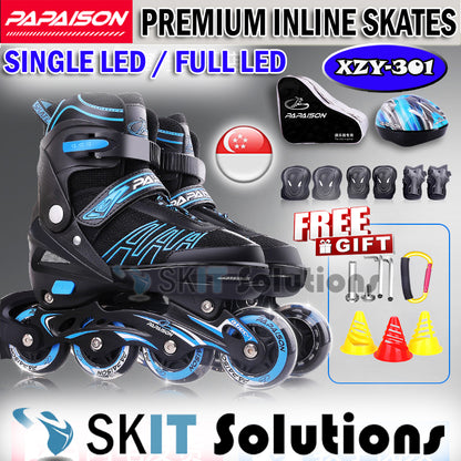 Papaison Roller Skates Blades With Safety Gears For Kids