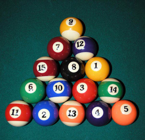 Big Nine Balls Billiards Set Pool Balls For Blue Table