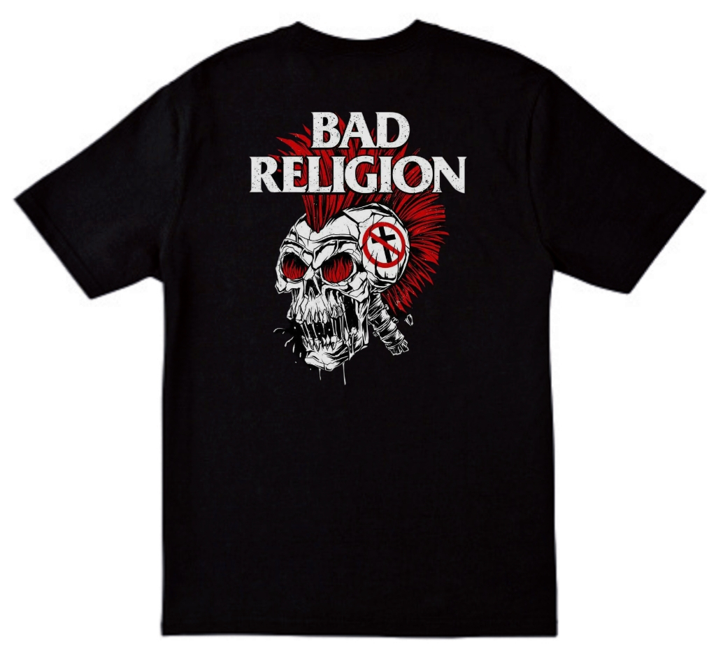 Metal Bands Bad Relegion Tshirt For Men