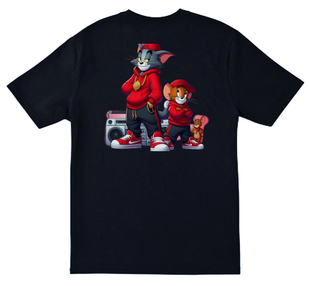  Unisex Tom And Jerry Character Tshirt